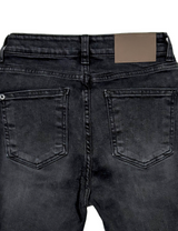 dark black washing pintuck bootcut denim pt