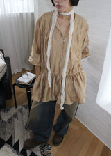 WRINKLE SCARF