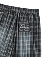 25FW CHECK TRACK WASHED PANTS BLACK