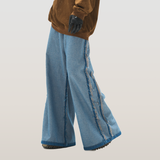 RELABEL 23AW Deconstructed Side Seam Patchwork Jeans