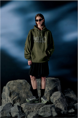 Youth Club Pintuck Oversized Fit Hoodie