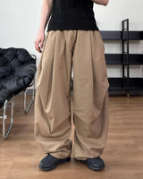 ルーブ コットン カーブド ワイド パンツ