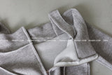 off-shoulder cut-out zip-up knitwear T-shirt