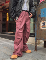 Utility Washing Wide Cargo Pants