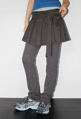 WRAP TIE MINI SKIRT