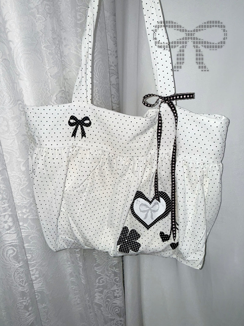 Polka Dot Shoulder Bag