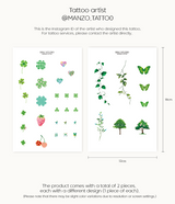 Artist MANZO 02 [2ea] _Tattoo sticker
