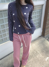 dot raglan tee