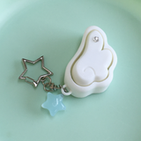 【MADE】 Single Angel Wing Clicker Keyring