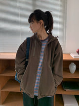 [ユニセックス] キューバオーバーストライプロングスリーブTシャツ