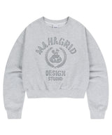VINTAGE COLLEGE CROP SWEATSHIRT