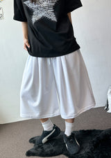 Ari Number Patch Bermuda Shorts 4color