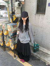 リネン ルーズフィット カーディガン