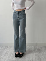 009 Teen Blue Semi Bootcut Denim Pants