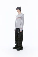 RACING PHENOMENON WAFFLE L/S TEE (GRAY)