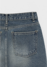 [B-DENIM] ビンテージミニスカート 038