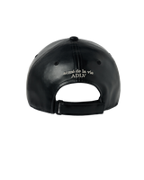 26SS LINE AC BEAR VEGAN LEATHER BALL CAP