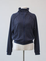 stripe zip up 