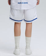 GOTHIC SYMBOL BASEBALL JERSEY SHORTS_WH