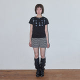 ドットフェードファンシーTシャツ (Black) F25QB129