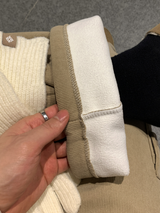 Stable Soft Cargo Fleece Brushed Semi Wide Banding Pants