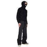 BEUTER® BLACK PANELED RIVERSIBLE HOODIE / BEUTER® ブラックパネル リバーシブルフーディ