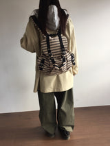Willy Stripe Backpack (2color)
