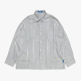 offset stripe shirt_white