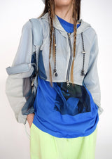 rain short hood jumper(3color)
