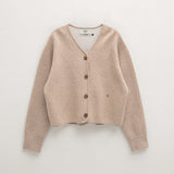 (CD-2192)ESSENTIAL WOOL DOUBLE COLOR CARDIGAN