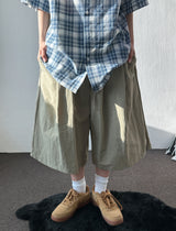Pre Rivet Pocket Nylon Bermuda Shorts 3color