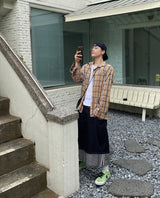 No.0832 P ノンフェードロールアップパンツ