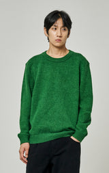 BASIC OVER FIT ROUND KNIT