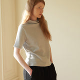 ハーフポラTシャツ　ミント