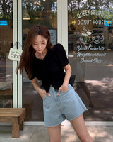 Tendi denim shorts