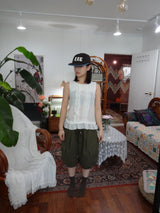 Avo dot sleeveless bl ( 2color )