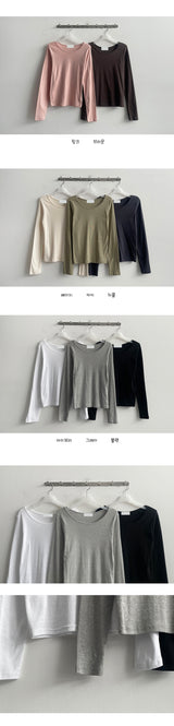 レニーデイリースリムロングスリーブTシャツ