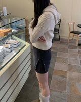 ニットスナップスカートパンツ