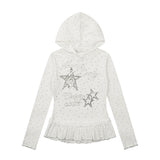 Stella Star Frill Hoodie Top
