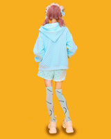 ミントキャンディドットバンディングショーツ