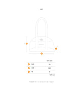 CASUAL SHOULDER BAG [BEIGE]