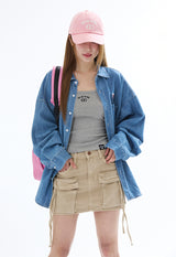 OCYN BASIC EMB BACK PACK_PINK