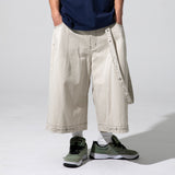 XP285 WESTERN CHAIN BERMUDA COTTON PANTS (OATMEAL)