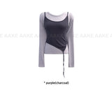[SET] DUAL LAYER LONGSLEEVE