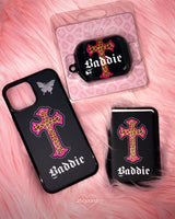 Leopard Baddie Cross MagSafe Card Wallet