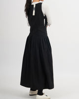 Roof tile Dress - Black