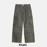 Theo Washed Double Pocket Cargo Pants