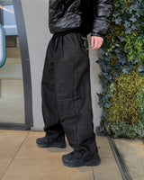 Prime nine wide denim pants