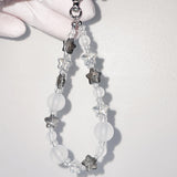 Mono Starlight Beads Heart Key-ring