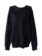 overfit angora round knit (unisex / 4color)